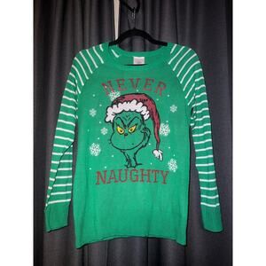Ugly Christmas Sweater Xmas Size XS Grinch